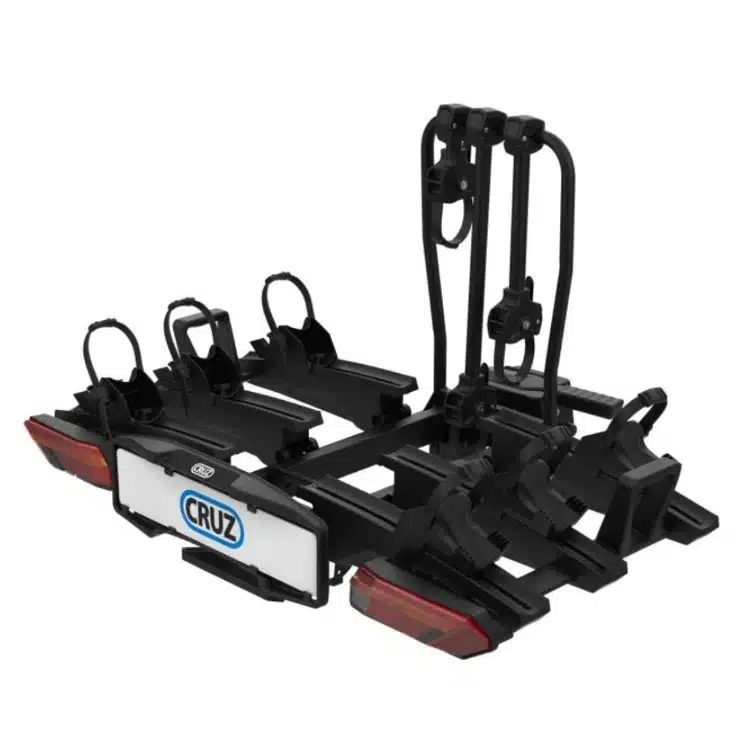 Portabicicletas CRUZ Axler para 3 bicicletas en bola de remolque