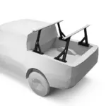 Thule Xscape bedrail upright, detalle del montante
