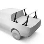Thule Xscape tonneau upright, detalle del montante